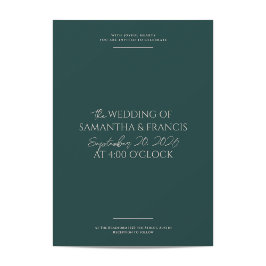 Invitation Bradford Modern Photo et Mariage de typographie