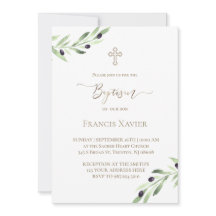 Branche d'olivier baptiste