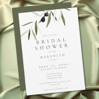 Branche d'olivier Élégant Mariage Minimaliste