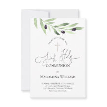 branche d'olivier rustique Catholique Première Com