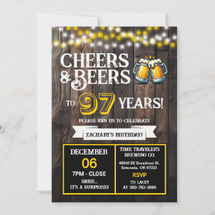 Invitation Brasserie Surprise : 97 ans de Cheers et Bières