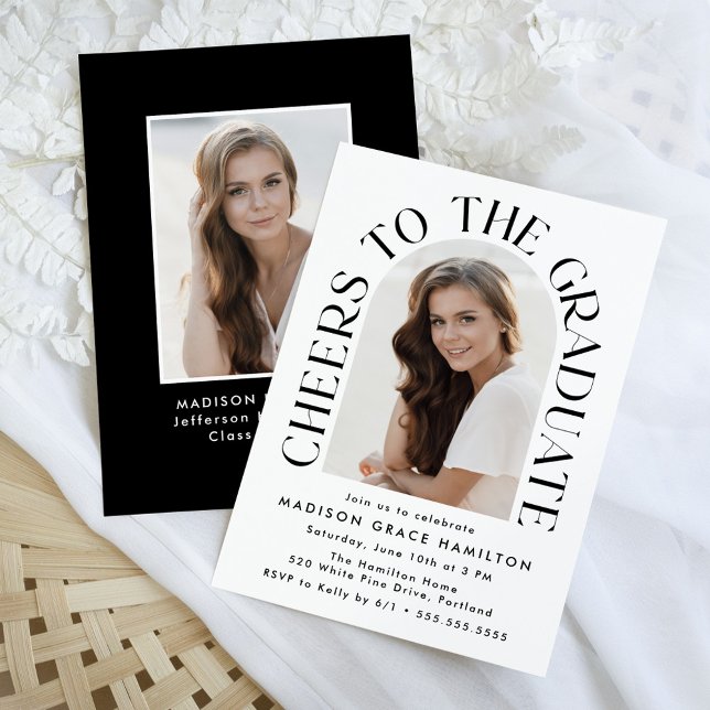 Invitation Bravo à la Graduate Arch Photo Graduation Party (Créateur téléchargé)