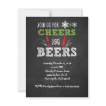 Bravo et bière artisanale Fête Invitation.
