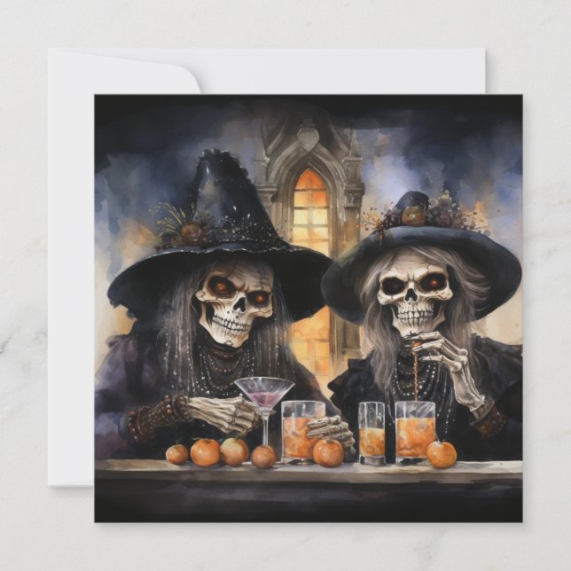 Invitation 🔮 🍹 "Brew & Crew de sorcière" 🍹 (Devant)