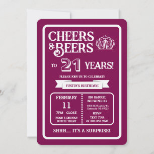 Invitation Brewery Surprise trinque et brasse depuis 21 ans