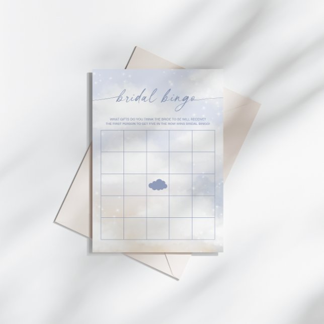 Invitation Bride Bingo Cloud 9 jeu de Fête des mariées (Créateur téléchargé)