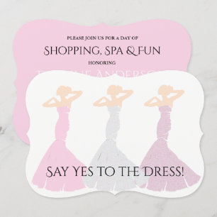 Invitation BRIDE & CO Be My Bridesmaid Shopping
