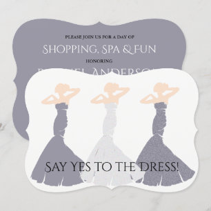 Invitation BRIDE & CO Lavender Be My Bridesmaid Brid Party