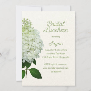 Invitation Bride Hydrangea Limelight / Wedding shower