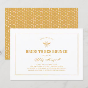 Invitation Bride to Bee Brunch