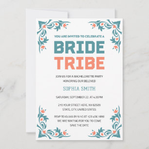 Invitation Bride Tribe Famille Association Bachelorette Party