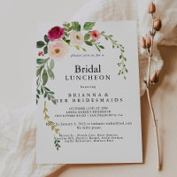 Bridesmaids rose verdoyant Luncheon Douche