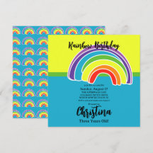 Bright Rainbows fête d'anniversaire