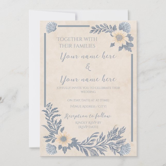 Invitation Brise de l'Océan (Devant)