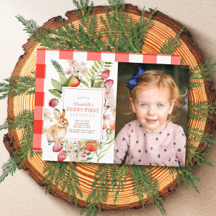 Invitation Brocantes Bunny Berry Premier 1er anniversaire Pho