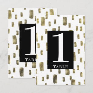 Invitation Brosse à peinture moderne or Bronze de cuivre Numé