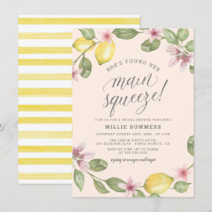 Invitation Brouiller   Fête des mariées principale de courge 