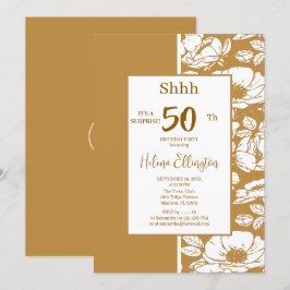 Invitation Brown d'or