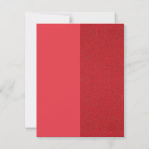 Invitation Bruit Rouge Tomate Bi-Ton – Personnalis