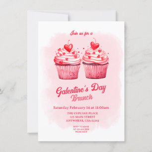 Invitation Brunch au coeur de la Saint-Palentin de Galentine