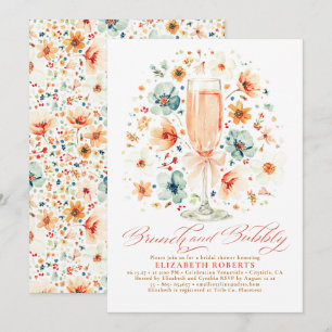 Invitation Brunch Bohème aux Fleurs Sauvages et Mariage aux B