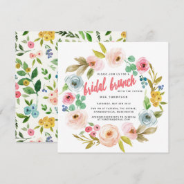 INVITATION BRUNCH BRIDAL BOTANIQUE LUMINEUX