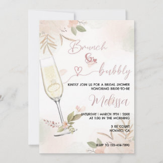 Invitation Brunch & Bubbly