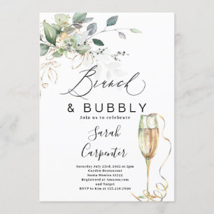 Invitation Brunch & Bubbly Bridal Douche