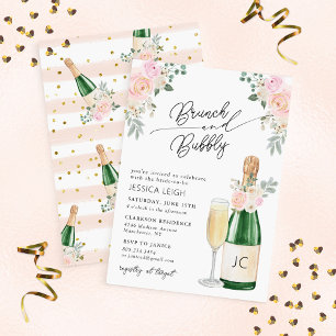 Invitation Brunch & Bubbly Champagne Bridal Douche