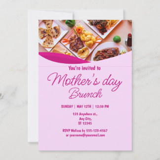 Invitation Brunch de la Fête des mères