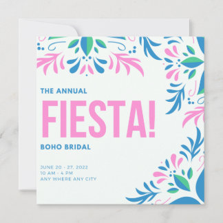 Invitation Brunch de la mariée Succulente de fêtes