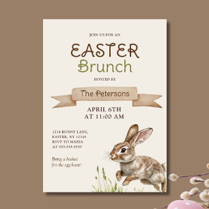 Invitation Brunch de Pâques