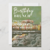 Brunch d'été BBQ arrière-cour 87e anniversaire
