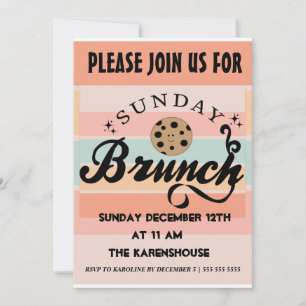 Invitation Brunch du dimanche  