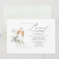 Brunch et Bubbly Elegant Green Fête des mariées