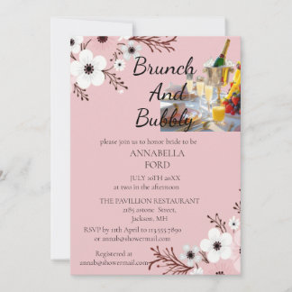 Invitation brunch et champagne