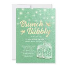 Brunch et Fête des mariées mousseuse Mason Jar Ver