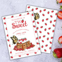 Brunch fraise gaufre | Deux Anniversaires doux