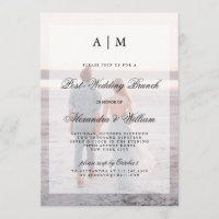 Brunch Mariage de poste moderne| Superposition ave