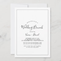 Brunch Mariage minimaliste