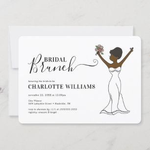 Invitation Brunch nuptial Avatar personnalisable  Cheveux cou