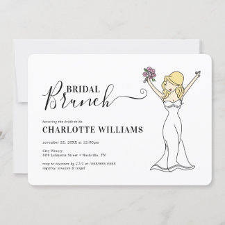Invitation Brunch nuptial Avatar personnalisable | Longues ch