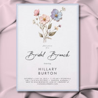 Brunch nuptial Fleur sauvage habillé moderne