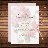 Brunch nuptial rose moderne Hydrangea
