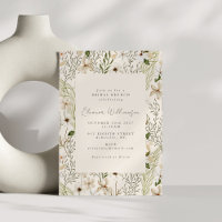Brunch nuptial Whimsical Boho Green Foliage