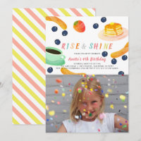 Brunch Pancake PJ Aquarelle Enfants Photo Annivers