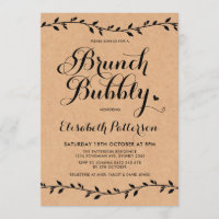 Brunch rustique & Baby shower Bubbly Moderne Laure