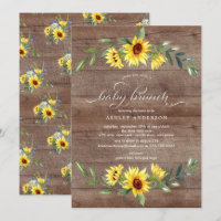 Brunch rustique de tournesol jaune gai