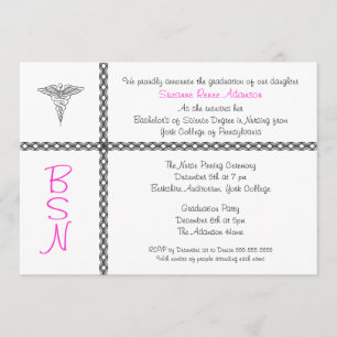 Invitation BSN LPN RN d'obtention du diplôme