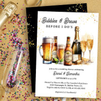 Bubbles and Brews Wedding shower Engagement Party